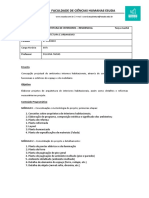 Plano de Ensino e Cronograma - Projeto - de - Interiores