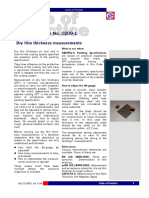 COP 0209-1 Dry Film Thickness Measurements - December 2002