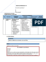 SESION DE APRENDIZAJE Del 29 de Novi