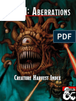 Creature Harvest Index Vol. II - Aberrations