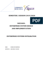 Enterprise Systems Integration WIE170056