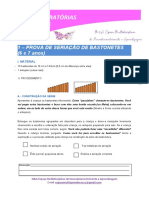 Aplicação de Provas Piagetianas Psico Aline Moura