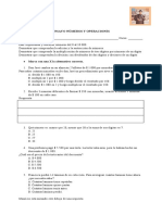 Ensayo Simce Numeración y Operaciones