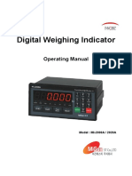 Digital Weighing Indicator: Operating Manual