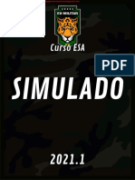 1º Simulado ESA 2021