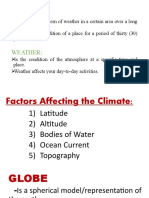 3RDFactors That Affect The Climate - OHSP