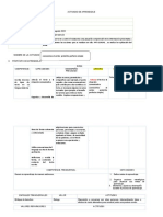 Sesion de Aprendizaje de Comunicacion