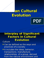 Human Cultural Evolution