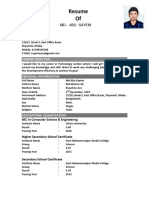 CV - MD Abu Sayem (T)