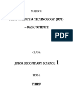 JSS1 Basic Science 3rd Term