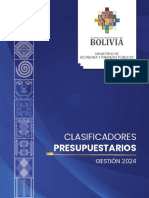 Clasificadores Presupuestarios 2024