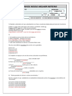 Língua Port. 2ºANO Lista de Exercício - 04 Concordância Nominal