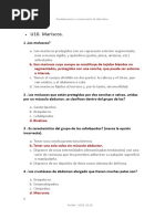 Solucionario Test. U.d.10. Los Mariscos.