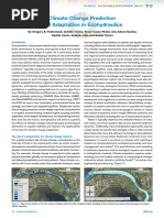 Climate Change Prediction and Adaptation in Ecohydraulics