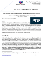 Energy Optimization of Fog Computing and Iot Application: Araştırma Makalesi Research Article