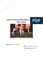 Informe - Pelicula Wall Street