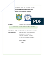 (La Acusacion) La Etapa Intermedia en El Proceso Penal Peruano Final