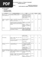 Programa Analitico. Matematicas 1