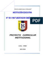 Proyecto Curricular Institucional IE-LSB Ccesa007