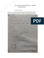 Practica Califica de Estructuras Hidraulicas - I Unidad Grupo A - Ghian Cosme