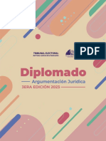 Temario. - Diplomado en Argumentación Jurídica