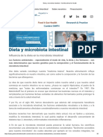 Dieta y Microbiota Intestinal - Gut Microbiota For Health