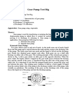 Manual of Gear Pump