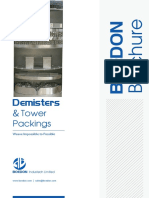 Demisters & Tower Packings Catalogue