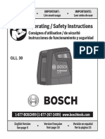 GLL 30 Owners Operating Instructions Manual 2610039425