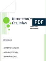 Nutricion y Cirugias.