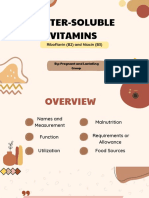 Water-Soluble Vitamins: Riboflavin (B2) and Niacin (B3)