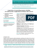 Progression of Arterial Hypertension With Risk of Cardiovascular Complications in Patients With Covid-19