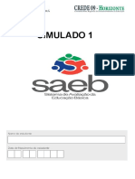 Simulado 1 Saeb-Crede 9