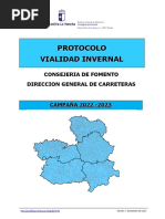 Protocolo de Vialidad Invernal 2022-2023