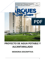 Mem Descrip. Proyecto de Agua y Desagu SJL