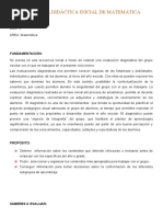 SECUENCIA DIDÁCTICA INICIAL DE MATEMÁTICA - Docx Versión 1