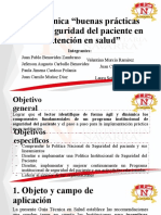 Guía Técnica "Buenas Prácticas para La Seguridad Del Paciente en La Atención en Salud"