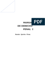 Manual de Derecho Penal I. RenÉn QuirÓs Pírez