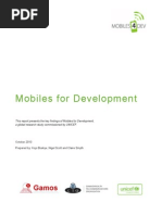 Mobiles 4 Dev Report - For Distribution