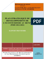 Plan Strategique de Developpement de L Ecotourisme