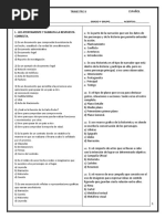 Examen Español Trimestre II