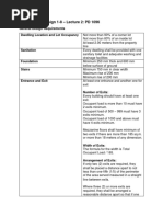 Architectural Design 1-8 - Lecture 2: PD 1096: General Design Requirements Dwelling Location and Lot Occupancy