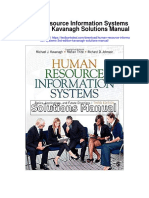 Human Resource Information Systems 3rd Edition Kavanagh Solutions Manual