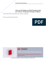 Physicochemical Properties and Its Relations of Beef Rendang-2018