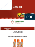 Criterios de Implantación - Yogurt