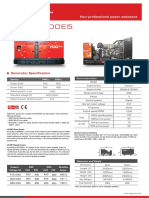 Planta Agg de 500 Kva Ficha Tecnica