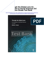 Through The Global Lens An Introduction To Social Sciences 3rd Edition Strada Test Bank