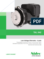 Low Voltage Alternator - 4 Pole