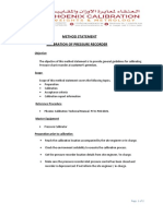 Method Statement Pressure Recorder