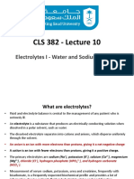 10 CLS 382 443 Electrolytes I Na and Fluid Balance FINAL